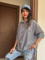شومیز اسنوپی راه راه - تصویر 7