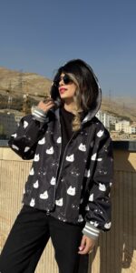 بارونی مدل گربه مشکی