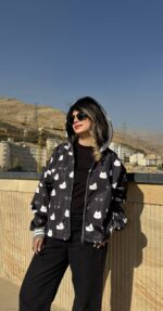 بارونی مدل گربه مشکی - تصویر 3