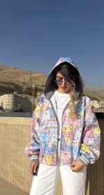 بارونی طرح گربه رنگی